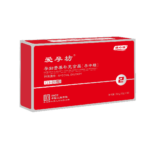 愛(ài)孕坊二段 孕婦營(yíng)養(yǎng)補(bǔ)充食品（孕中期）