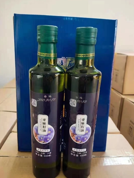 亞麻籽油禮盒，