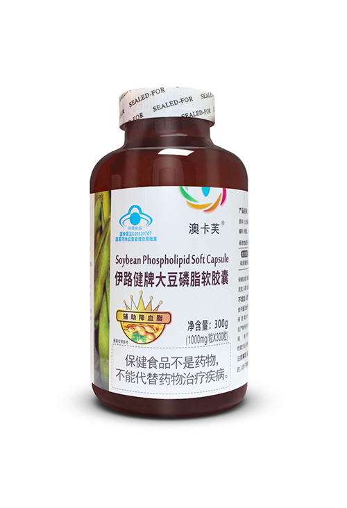 伊路健牌大豆磷脂軟膠囊（白標）300粒