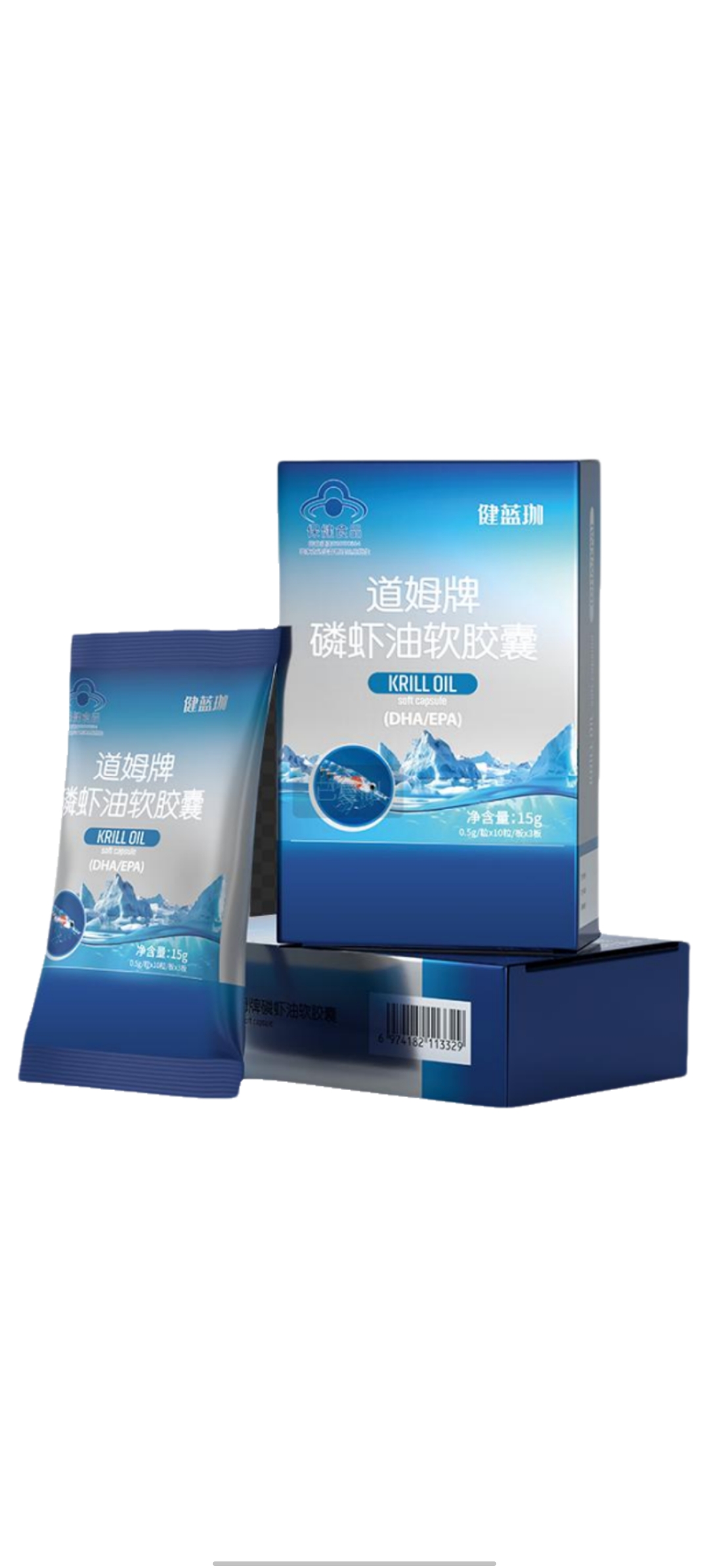 藍(lán)帽道姆牌磷蝦油膠囊